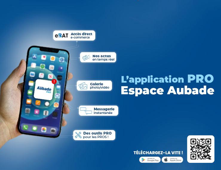 Comptoir des fers - application Espace Aubade Pros